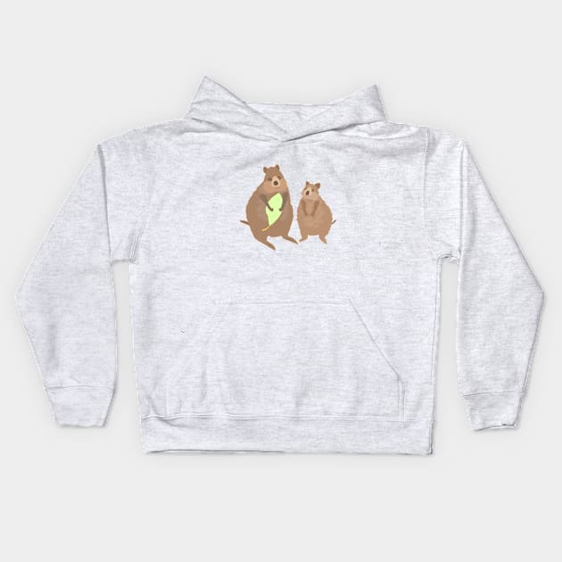 Quokka Kids Hoodie by CTstudio